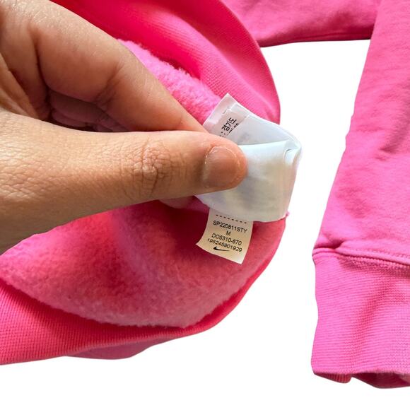 Stussy x Nike Pink Sweatshirt Medium RARE Pullover - Picture 5 of 7